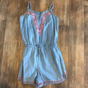 Justice 12 Denim Romper